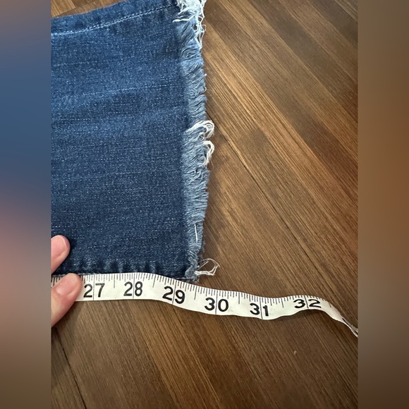 Mother denim like new the weekender fray in teaming up size 24 style 1535-104 - Picture 8 of 10